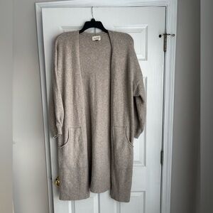 Universal Thread Taupe Open-Front Cardigan